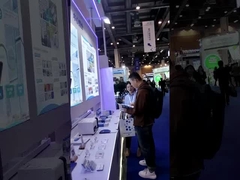 625um tot 675um 4 inch Blauwe LED galliumnitride GaN Epitaxiale wafer op saffier SSP Vlak saffier