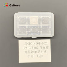10*10.5mm2 GaN Single Crystal Substraat Dikte 350 ±25 µm TTV ≤ 10 µm