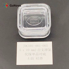 5*10mm2-a-Gezicht Un-doped n-type free-standing Weerstandsvermogen van het het enige kristalsubstraat van GaN &lt; 0,05 Ω·cm-Machtsapparaat/laser