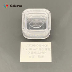 5*10mm2-a-Gezicht Un-Doped Si-Type Free-Standing GaN Single Crystal Substrate Resistivity &gt; 10 ⁶ Ω·De Apparatenwafeltje van cm rf