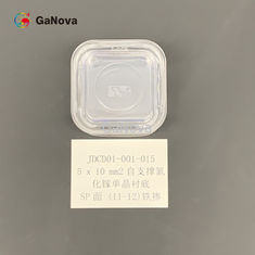 5*10mm2-SP-Gezicht (11-12) Un-Doped Si-Type Free-Standing GaN Single Crystal Substrate Resistivity &gt; 10 ⁶ Ω·Het Apparaat van cm rf