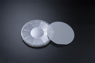 4 inch P-type Mg-gedoteerd GaN op saffierwafer SSP-weerstand ~ 10Ω Cm LED-laser PIN epitaxiaal wafer