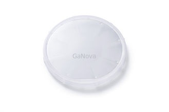 4 inch blauwe LED GaN epitaxiale wafer C vliegtuig platte saffier