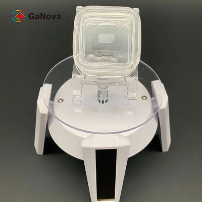 5*10mm2-a-Gezicht Un-Doped Si-Type Free-Standing GaN Single Crystal Substrate Resistivity &gt; 10 ⁶ Ω·De Apparatenwafeltje van cm rf