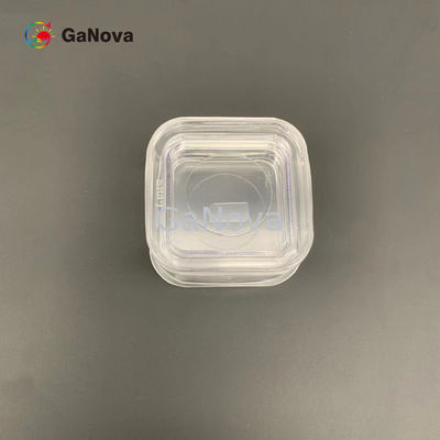Macro-defectdichtheid 0cm−2 Niet-gedopte SI-type vrijstaande GaN enkelkristallijnsubstraat voor RF-apparaten 5*10mm2 M-face