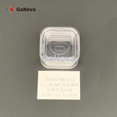 5*10mm2-SP-Gezicht (10-11) Un-Doped Si-Type Free-Standing GaN Single Crystal Substrate Resistivity &gt; 10 ⁶ Ω·Het Apparaat van cm rf