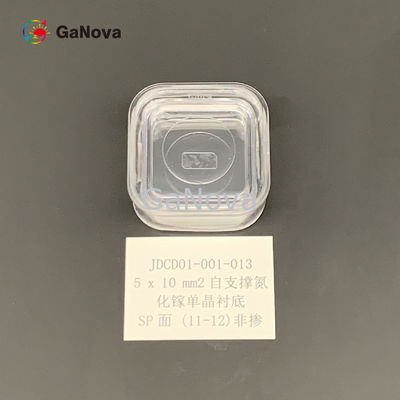 Vermogenstoestel 5x10 mm2 Niet-gedopt N-type vrijstaand GaN-eenkristallig substraat met resistiviteit 0,1 Ω·cm en BOW binnen 10 μm