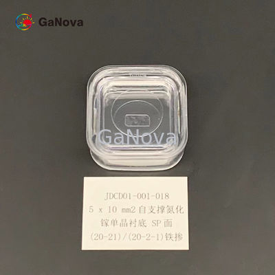 5x10mm2 Sp Face Gan Epitaxial Wafer Un Doped Si Type Gan Single Crystal Substrate