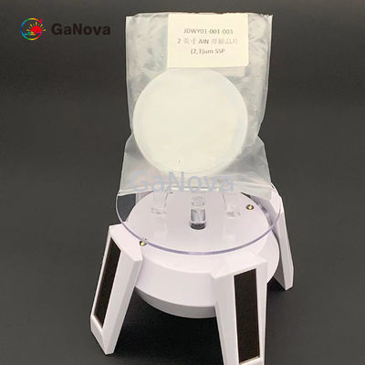 2 Vliegtuig van duim het Semi Isolerende AIN Sapphire Single Crystal Wafer C