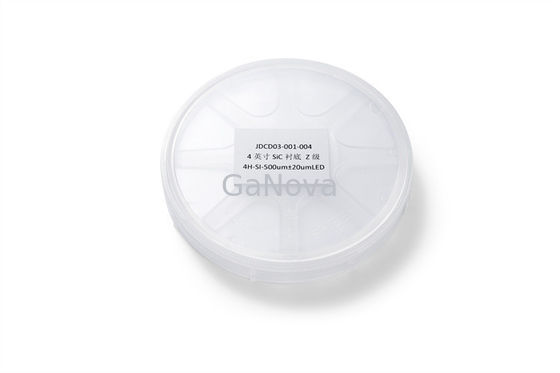 Afschuining SiC epitaxiaal wafeltje 150,0 mm +0 mm/-0,2 mm 350,0um ± 25,0 um