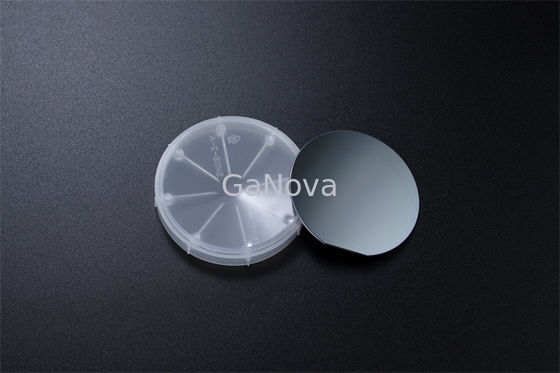 AlGaN-bufferdikte 600 nm 2 inch blauwe LED GaN op siliciumwafer