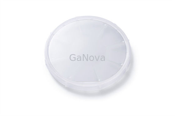 4 inch blauwe LED GaN epitaxiale wafer C vliegtuig platte saffier