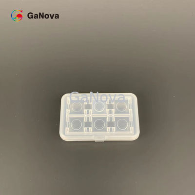 10*10.5mm2 het Vliegtuig van GaN Single Crystal Substrate C (0001) Van Hoek naar m-As 0,35 ±0.15°