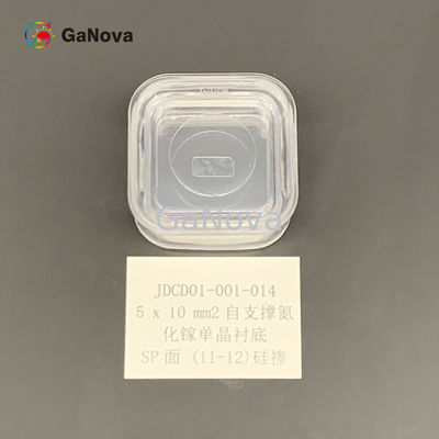 SP-Face 11-12 Niet-gedopt N-type vrijstaand GaN enkelkristallig substraat Resistiviteit 0,05 Ω·cm Macro-defectdichtheid 0cm−2